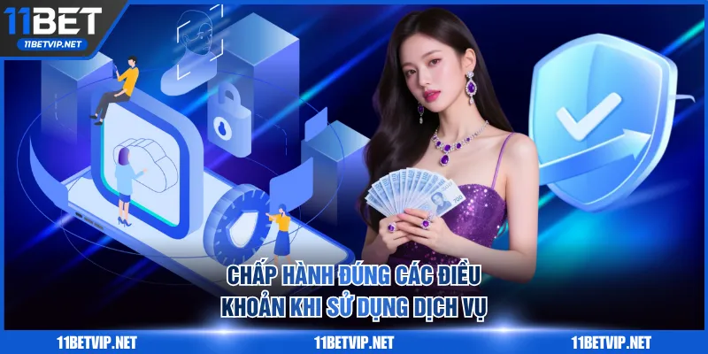 Chấp hành đúng các điều khoản và điều kiện khi sử dụng dịch vụ