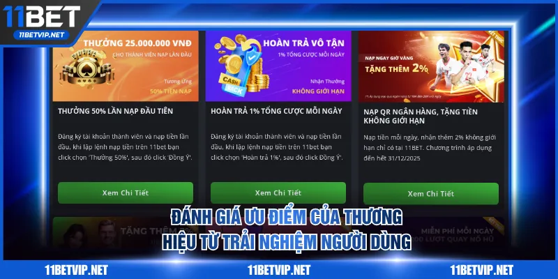 Đánh giá ưu điểm của thương hiệu từ trải nghiệm người dùng