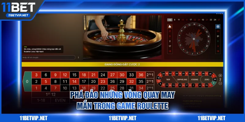 Phá đảo những vòng quay may mắn trong game Roulette